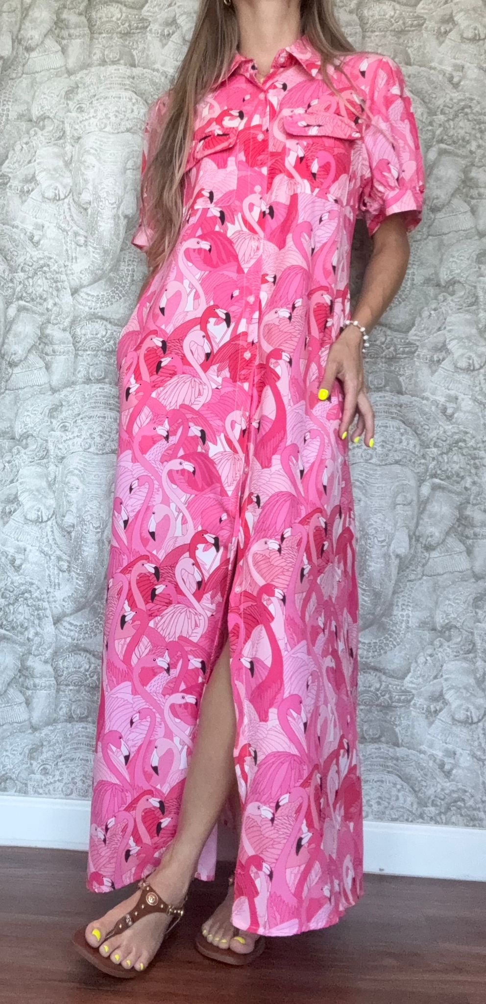 Flamingo Dress Pink