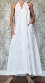Halter Maxi Dress w Pocket