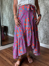 Wrap Around Skirt Fuschia
