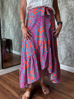 Wrap Around Skirt Fuschia