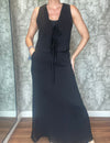 Black Set Vest & Long Skirt