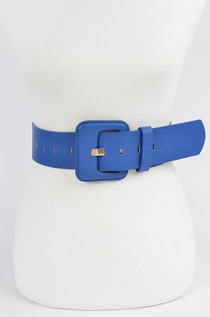 Leather Wide Belt